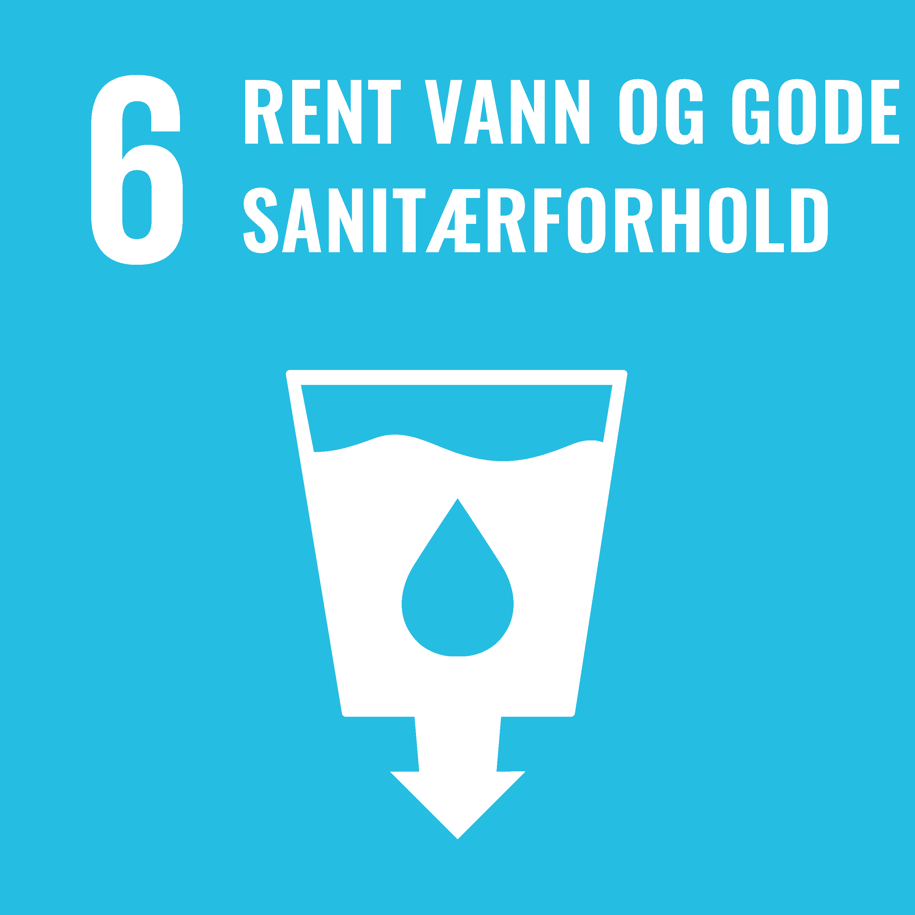 Mål 6: Rent vann og gode sanitærforhold