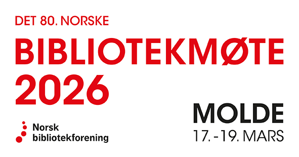 Det 80. norske bibliotekmøte 2026. Molde 17.-19. mars.